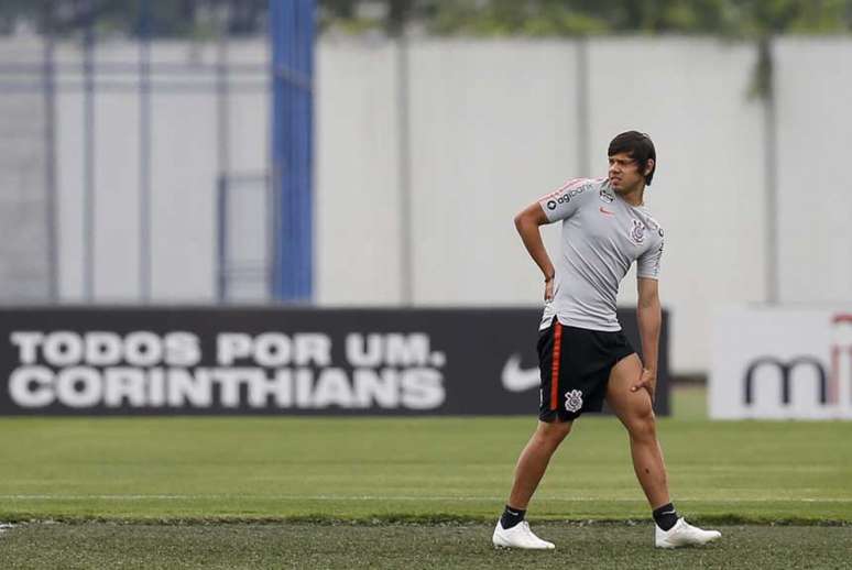 Romero voltou a treinar no Corinthians (Foto: Marco Galvão/Fotoarena/Lancepress!)