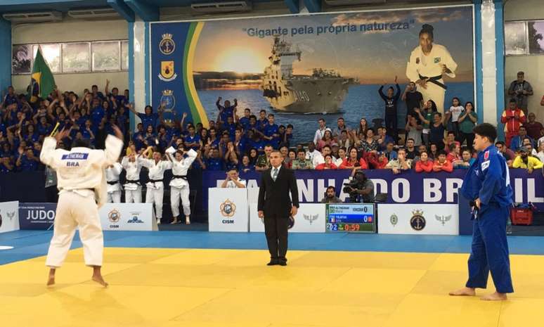 É campeão! Brasil leva ouro feminino e masculino no Mundial Militar de judô (Foto: CBJ)