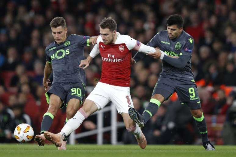 Ramsey tentou mas não criou chances de gol (Foto: AFP)