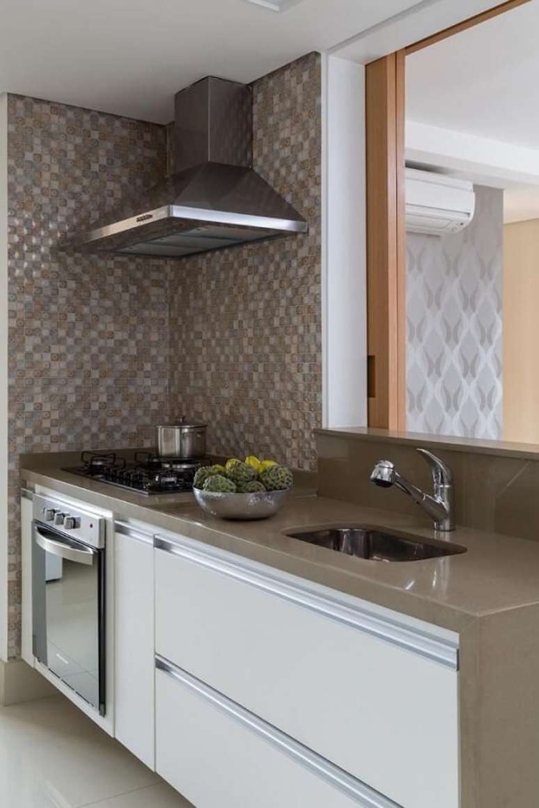 16. As pastilhas para cozinha de vidro, s&atilde;o mais f&aacute;ceis de limpar