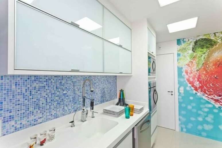 40. As pastilhas para cozinha s&atilde;o revestimentos que valorizam o im&oacute;vel. Fonte: free-pick.net