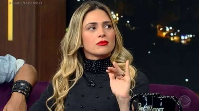 Nadja Pessoa, participante expulsa de reality show 'A Fazenda' 2018, na Record TV.