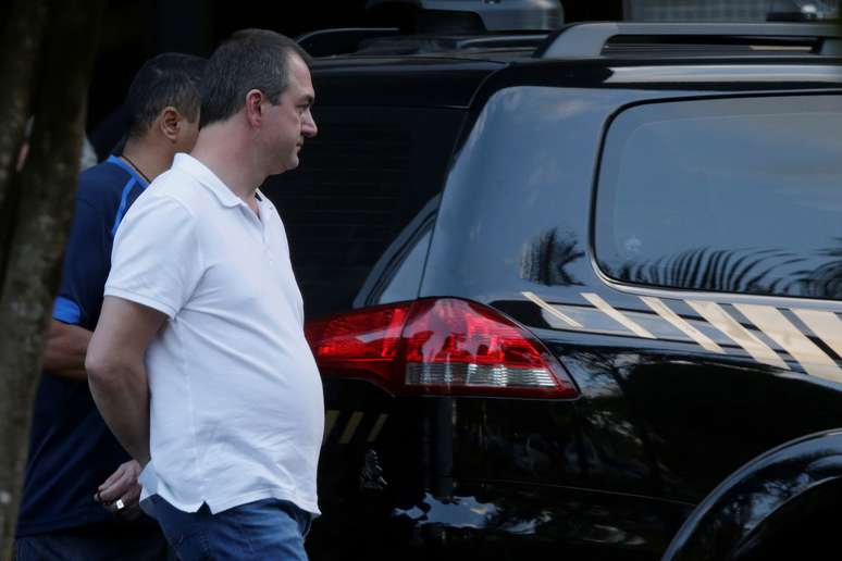 Empresário Joesley Batista deixa sede da Polícia Federal em Brasília, 11/09/2017. REUTERS/Ueslei Marcelino