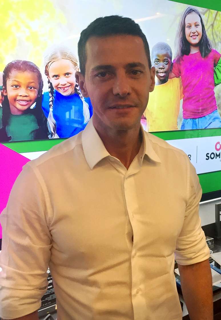 Presidente-executivo da Kroton, Rodrigo Galindo, durante cletiva de imprensa em S&atilde;o Paulo
15/10/2018 REUTERS/Gabriela Mello