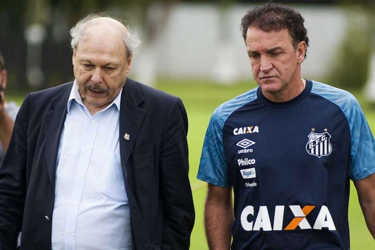 Presidente e treinador tiveram uma conversa a sós na última quinta-feira, no CT Rei Pelé (Foto: Ivan Storti/Santos)