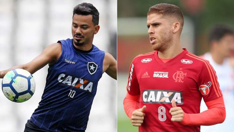 Lindoso e Cuéllar são destaques de Botafogo e Flamengo na temporada (Divulgação)