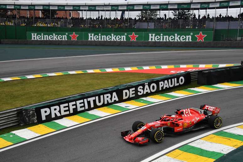 GP do Brasil: Vettel supera Hamilton e lidera o último treino livre em Interlagos