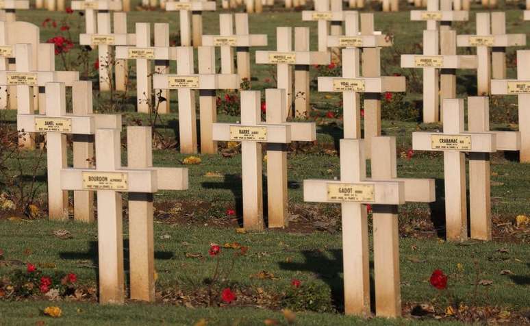 Na Primeira Guerra Mundial, 17 milh&otilde;es de soldados e civis morreram