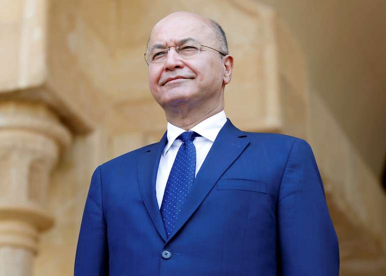 O presidente do Iraque Barham Salih