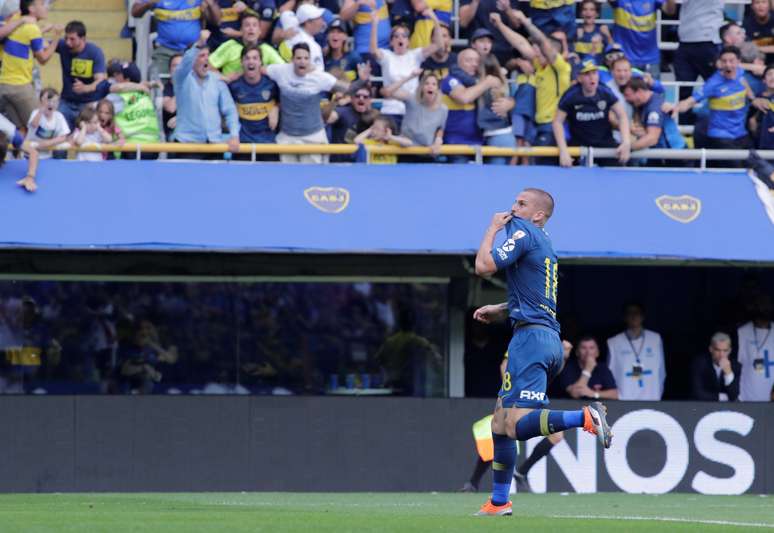A estrela de Benedetto brilhou de novo: o atacante entrou no segundo tempo e marcou o segundo gol do Boca