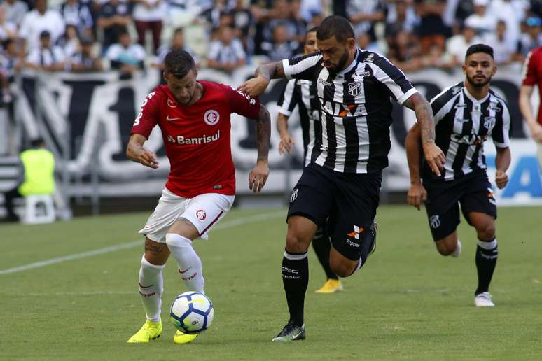 Ceará e Internacional empataram em 1 a 1 pelo Campeonato Brasileiro; resultado mantém Inter na perseguição ao líder Palmeiras