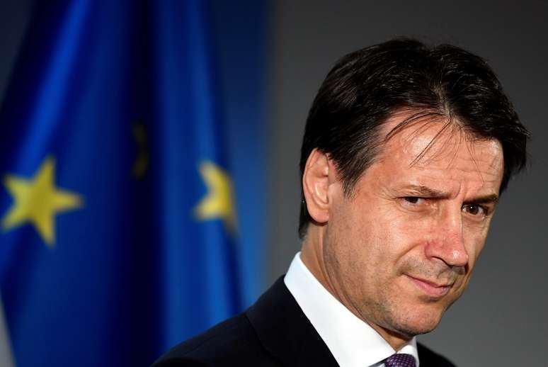 Primeiro-ministro italiano, Giuseppe Conte, durante cúpula em Bruxelas, na Bélgica 18/10/2018 REUTERS/Toby Melville 