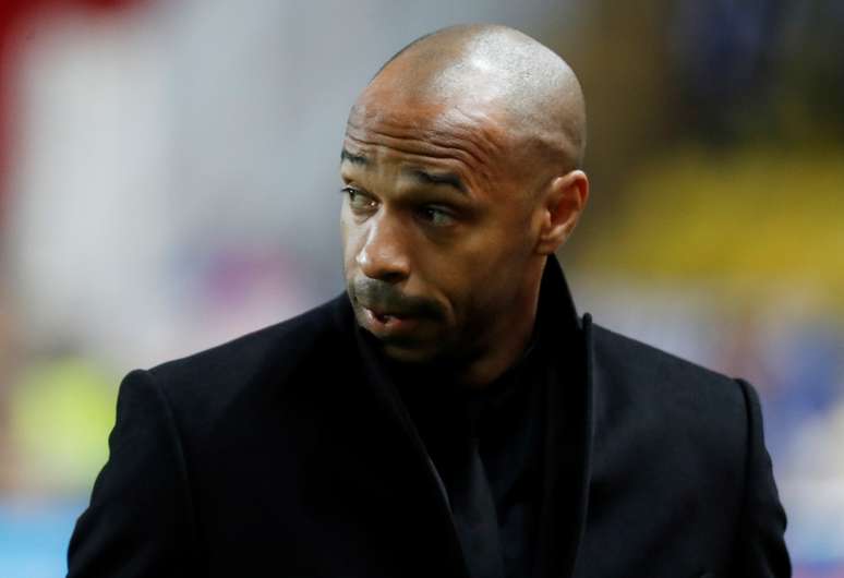 T&eacute;cnico do Monaco, Thierry Henry 06/11/2018  REUTERS/Eric Gaillard