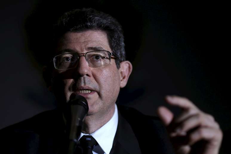 O ex-ministro da Fazenda e futuro president do BNDES, Joaquim Levy, durante coletiva de imprensa em Brasília
10/09/2015
REUTERS/Ueslei Marcelino 