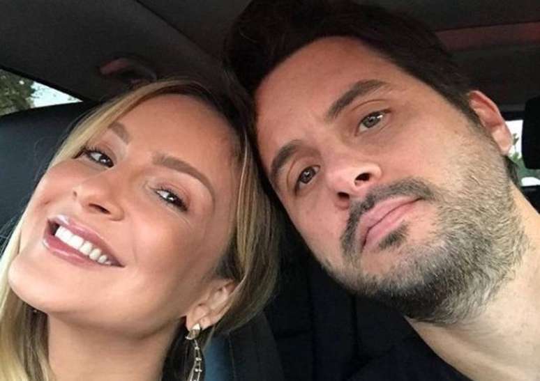 A cantora Claudia Leitte e o marido Márcio Pedreira.