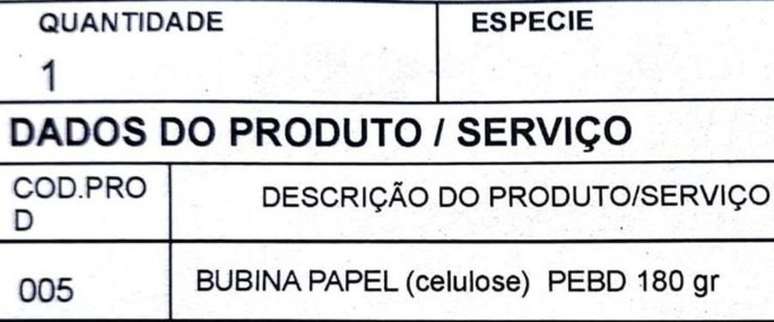 Erro grosseiro na grafia 'bubina' chamou a atenção dos policiais