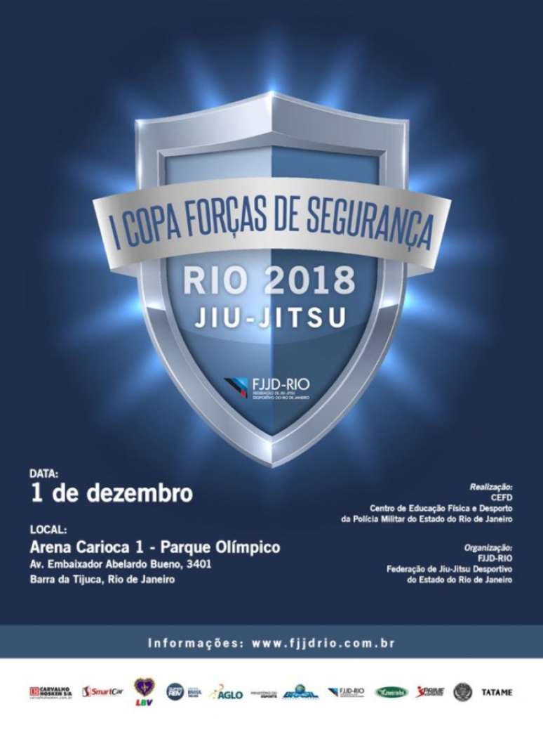 Competição será realizada no dia 1º de dezembro, na Arena Carioca I, na Barra da Tijuca (Foto: Divulgação)