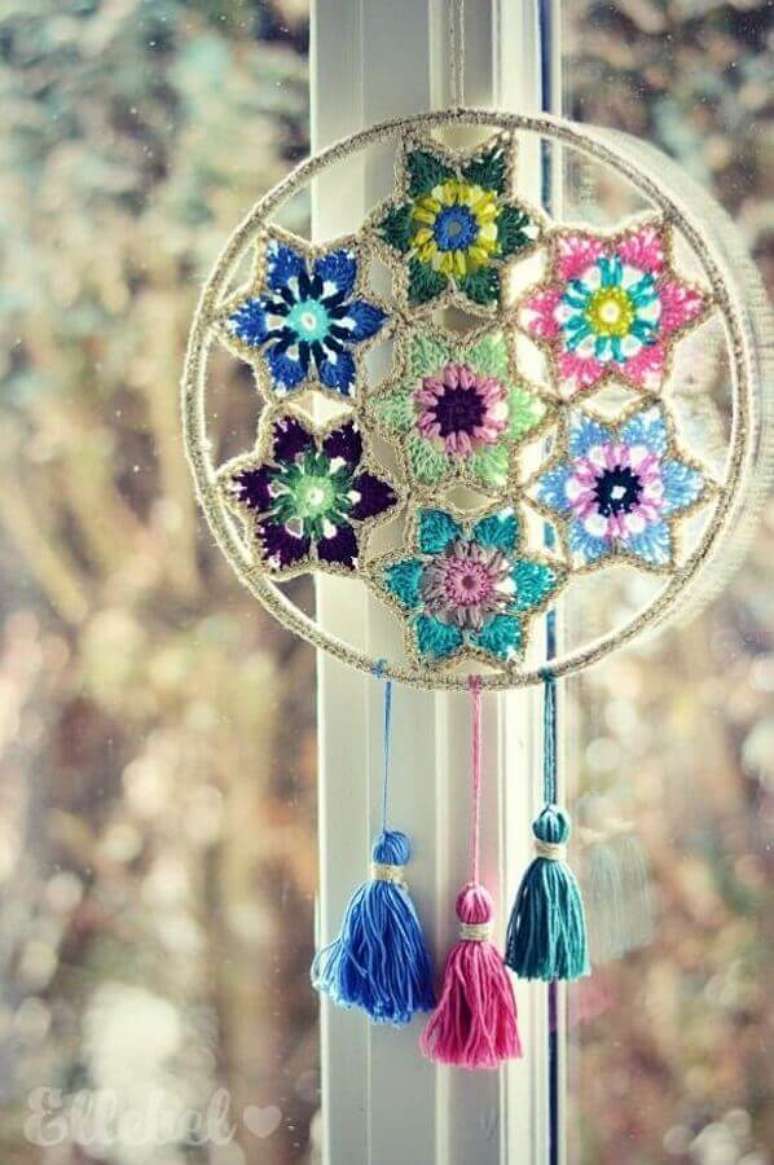 40. Modelo colorido de filtro dos sonhos – Foto: Pinterest