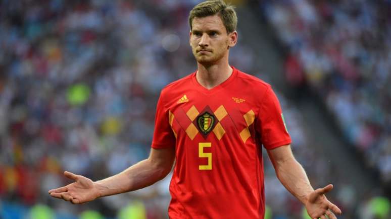 Zagueiro foi titular na Bélgica durante a Copa do Mundo (Foto: AFP)