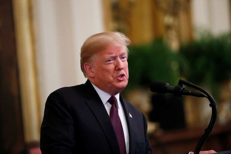 Presidente dos EUA, Donald Trump, durante cerimônia na Casa Branca
16/11/2018 REUTERS/Jonathan Ernst 