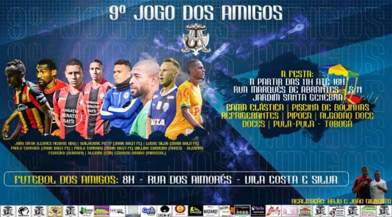 Evento em Campinas terá jogo e festa que irá das 11h às 16h (Imagem: Divulgação)