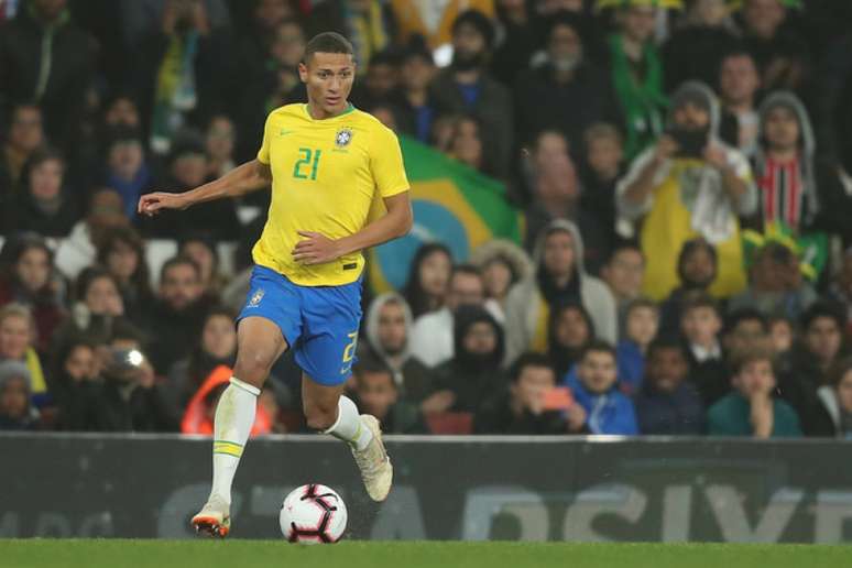 Atleta do Everton quase fez um gol na etapa complementar (Foto: Lucas Figueiredo/CBF)