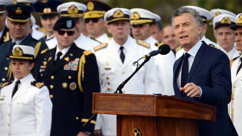 Na última quinta-feira, quando se completava um ano do desaparecimento do submarino, o presidente argentino Mauricio Macri prestou homenagem à tripulação
