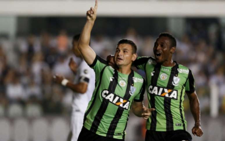 Último confronto: Santos 0 x 1 América-MG, na Vila Belmiro, (29/07/2018)