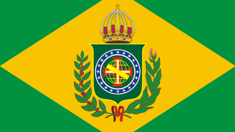 Bandeira do Brasil na época do Império