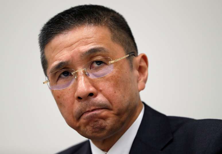 Presidente-executivo da Nissan, Hiroto Saikawa, durante coletiva de imprensa em Tóquio 19/11/2018 REUTERS/Issei Kato 