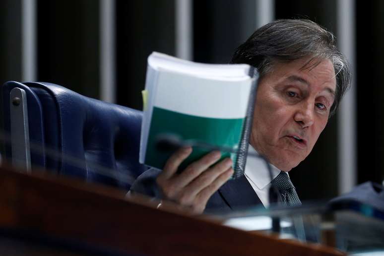 Presidente do Senado, Eunício Oliveira 20/02/2018 REUTERS/Adriano Machado