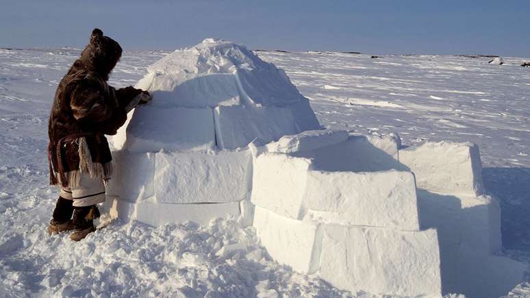 A maioria de nós não duraria muito tempo dentro de um Iglu