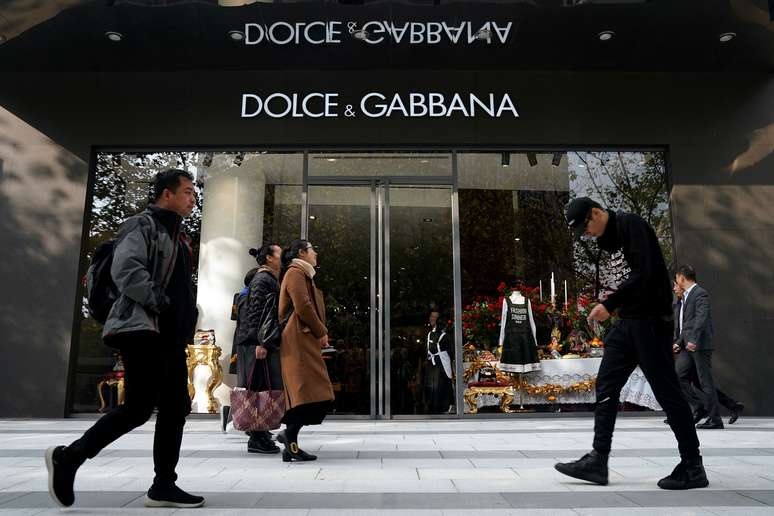 Loja da Dolce & Gabbana em Xangai, China 22/11/2018 REUTERS/Aly Song 