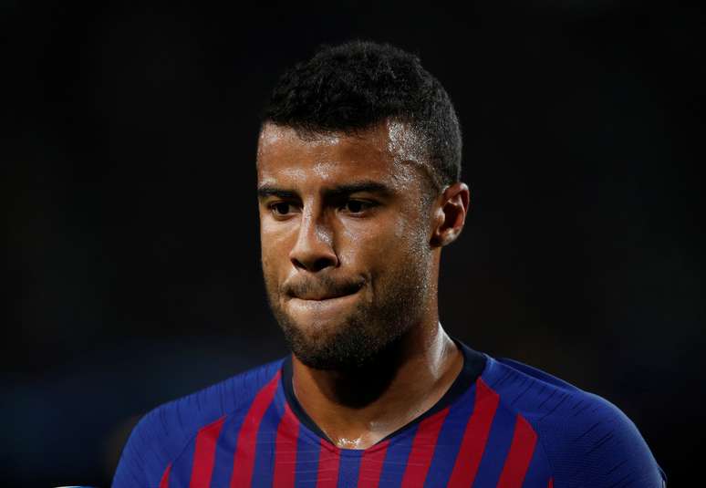Rafinha durante partida do Barcelona contra a Inter de Mil&atilde;o
24/10/2018 REUTERS/Albert Gea