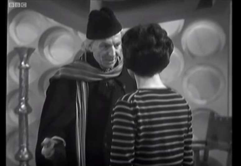 O ator William Hartnell como 'Doctor Who', no primeiro episódio da série, em 1963.