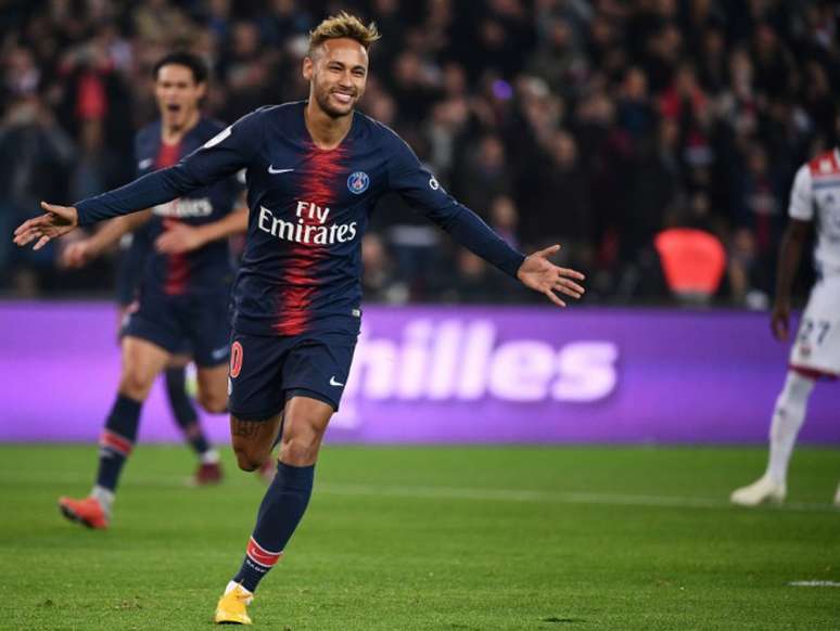 Neymar é um dos destaques e protagonistas do PSG (Foto: Franck Fife / AFP)