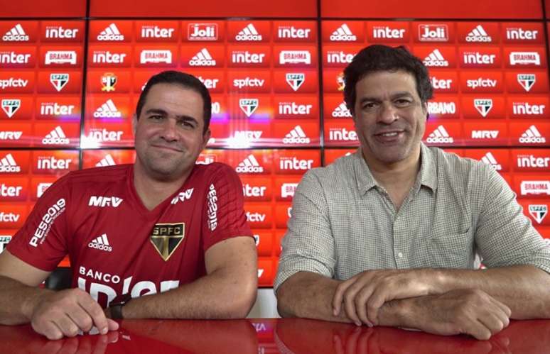 André Jardine e Raí comentaram sobre as expectativas para a próxima temporada do São Paulo(Ângelo Martins/saopaulofc.net)