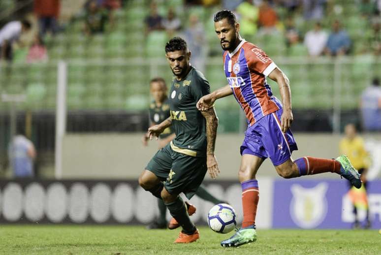 O América-MG fez o gol no início do segundo tempo e manteve o resultado até o fim do jogo- Mourão Panda / América