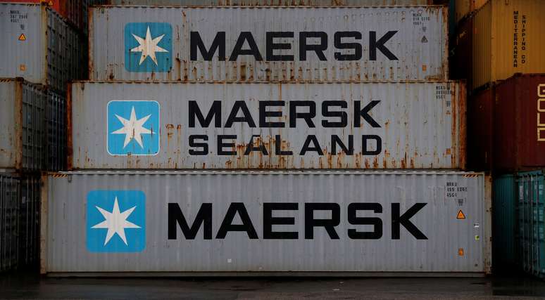 Contêineres da Maersk
09/12/2016
REUTERS/Phil Noble 