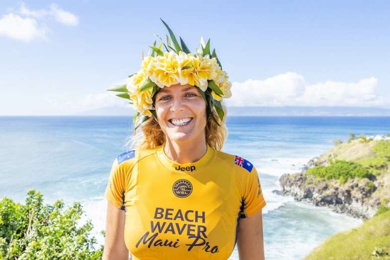 Stepanhie Gilmore venceu pela sétima vez o Circuito Mundial de Surf (WSL/Kelly Cestari)