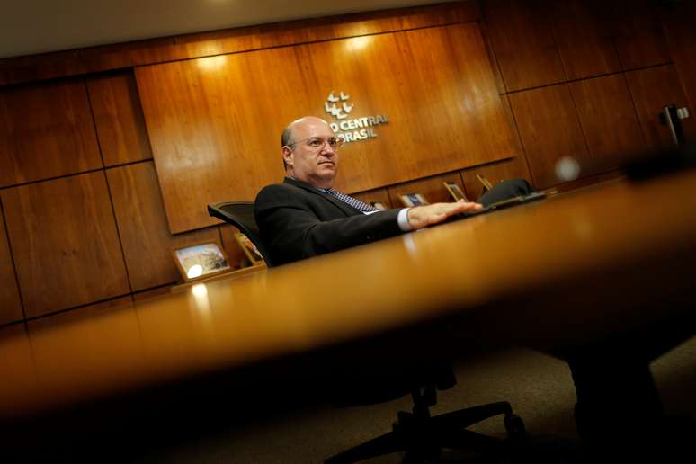 O presidente do Banco Central do Brasil, Ilan Goldfajn, durante entrevista &agrave; Reuters em Bras&iacute;lia
03/04/2018
REUTERS/Adriano Machado