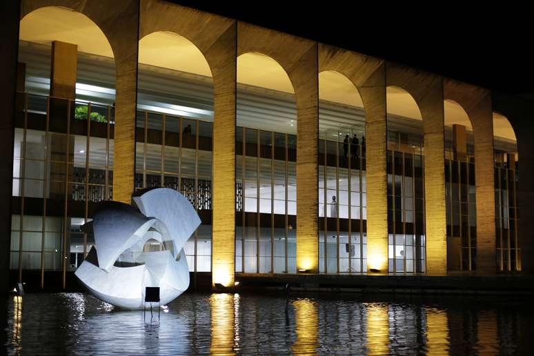 O Palácio do Itamaraty, sede do Ministério das Relações Exteriores