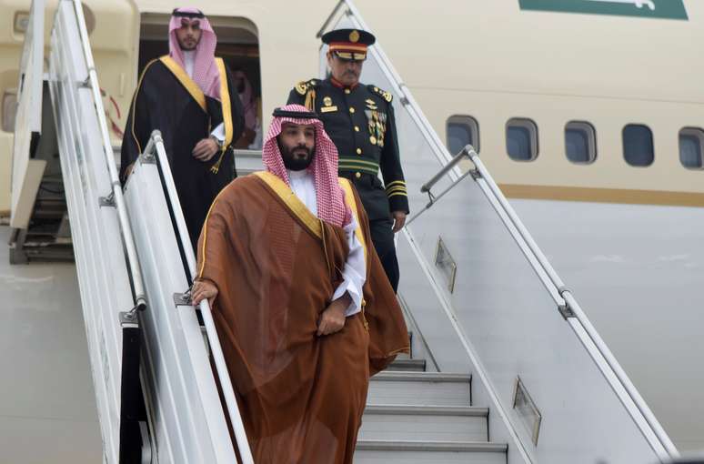 Príncipe saudita Mohammed bin Salman chega a Buenos Aires para reunião do G20
28/11/2018 Divulgação via REUTERS 