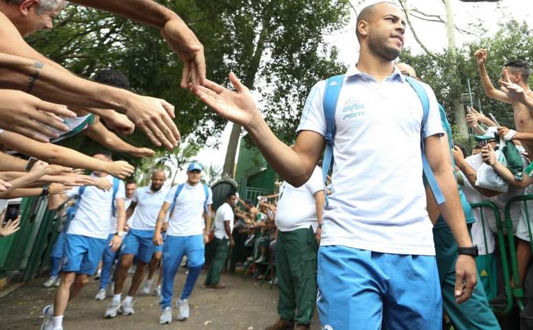 Mayke chegou ao Palmeiras no ano passado, emprestado pelo Cruzeiro (Cesar Greco/Ag Palmeiras/Divulgação)