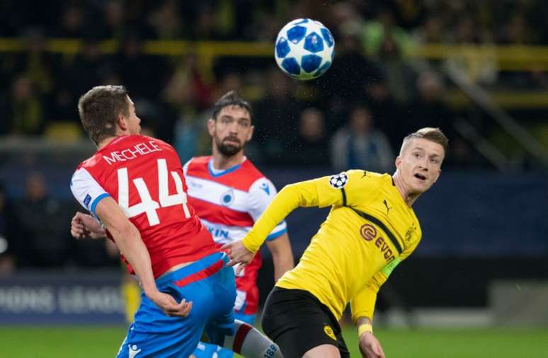 Borussia empatou com Brugge e garantiu classificação às oitavas da Liga dos Campeões (Foto: AFP)