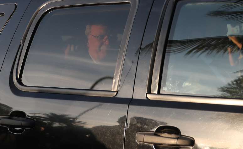 John Bolton, conselheiro de Segurança Nacional do presidente dos EUA, Donald Trump, chega para encontro com  o presidente eleito, Jair Bolsonaro
29/11/2018
REUTERS/Ricardo Moraes