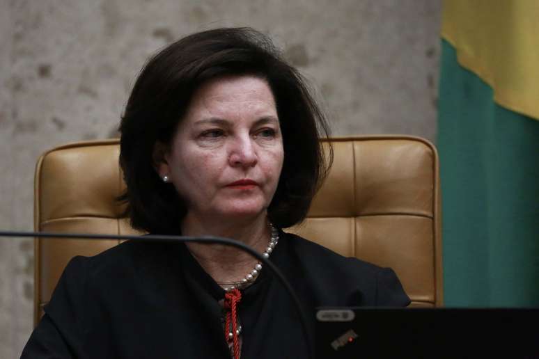 A procuradora geral, Raquel Dodge em sessão no plenário do Supremo Tribunal Federal (STF), em Brasília (DF)