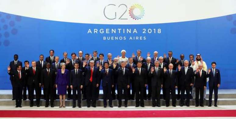 Foto oficial do G20.