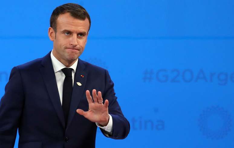 O presidente da França, Emmanuel Macron