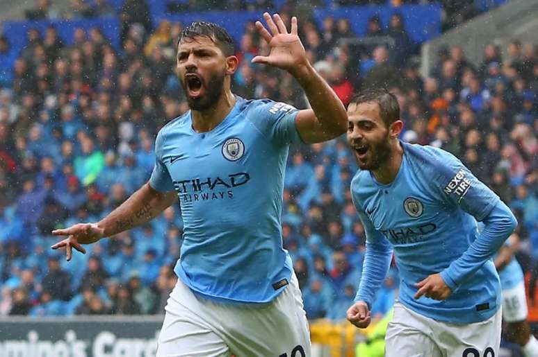 Agüero é a esperança de gols do City diante do Bournemouth (Foto: AFP)